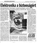 Elektronika a biztonságért  (Tolnai Népújság 2005.06.06.)